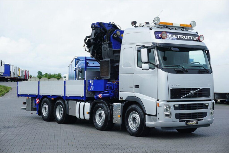 Volvo FH / 520 / 8 X 2 / SKRZYNIOWY + HDS / PM 85 SP + JIB J 1204 / WY - Camion plateau, Camion grue: photos 2 Volvo FH / 520 / 8 X 2 / SKRZYNIOWY + HDS / PM 85 SP + JIB J 1204 / WY - Camion plateau, Camion grue: photos 2