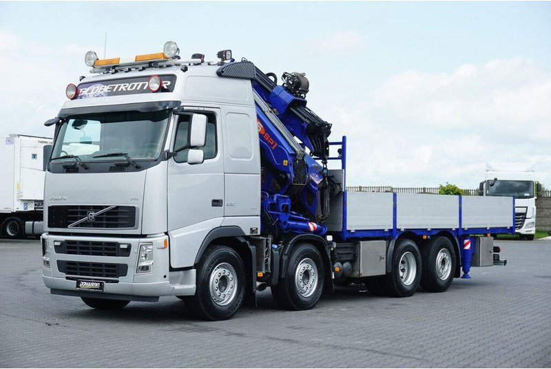 Volvo FH / 520 / 8 X 2 / SKRZYNIOWY + HDS / PM 85 SP + JIB J 1204 / WY - Camion plateau, Camion grue: photos 3 Volvo FH / 520 / 8 X 2 / SKRZYNIOWY + HDS / PM 85 SP + JIB J 1204 / WY - Camion plateau, Camion grue: photos 3