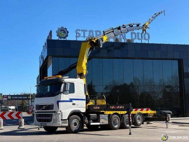 Volvo FH 520 8x4 HMF ODIN K6 EURO 5 FLY JIB Crane - Camion plateau, Camion grue: photos 1 Volvo FH 520 8x4 HMF ODIN K6 EURO 5 FLY JIB Crane - Camion plateau, Camion grue: photos 1
