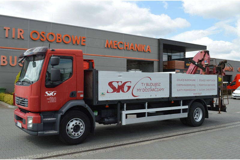 Volvo FL 18.280 Pallet Forks Rotator "22.5 5300 kg HDS AT - Camion plateau, Camion grue: photos 2 Volvo FL 18.280 Pallet Forks Rotator "22.5 5300 kg HDS AT - Camion plateau, Camion grue: photos 2