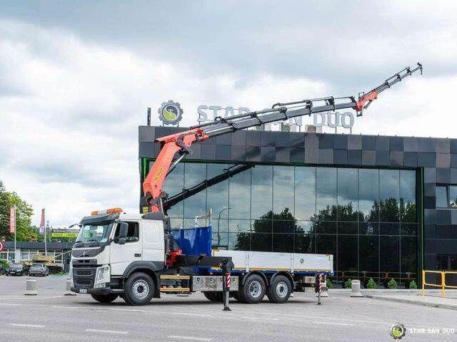 Volvo FM 460 6x2 PALFINGER PK 42002 FLY JIB Crane Eu - Camion plateau, Camion grue: photos 1 Volvo FM 460 6x2 PALFINGER PK 42002 FLY JIB Crane Eu - Camion plateau, Camion grue: photos 1