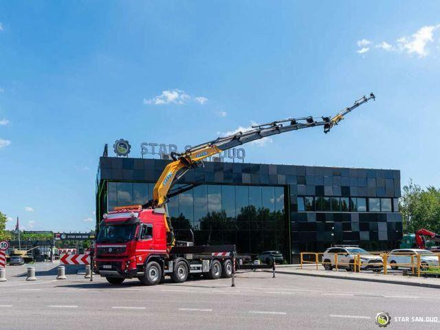 Volvo FMX 500 8x2 Effer 585 Fly Jib Winch Crane Kran - Camion plateau, Camion grue: photos 2 Volvo FMX 500 8x2 Effer 585 Fly Jib Winch Crane Kran - Camion plateau, Camion grue: photos 2