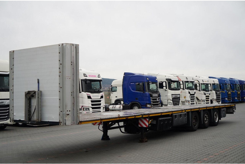 ZASŁAW PLATFORMA NISKOPODWOZIOWA + HAKI PODKONTENERY / MOCOWANIA DO - Semi-remorque plateau: photos 5 ZASŁAW PLATFORMA NISKOPODWOZIOWA + HAKI PODKONTENERY / MOCOWANIA DO - Semi-remorque plateau: photos 5