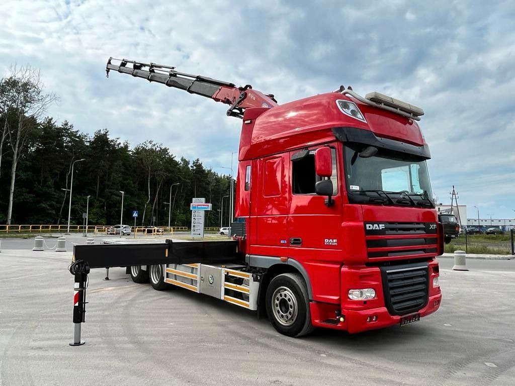 Camion grue neuf DAF XF 105 6x2 HMF 4020 EURO 5 KRAN CRANE .: photos 6