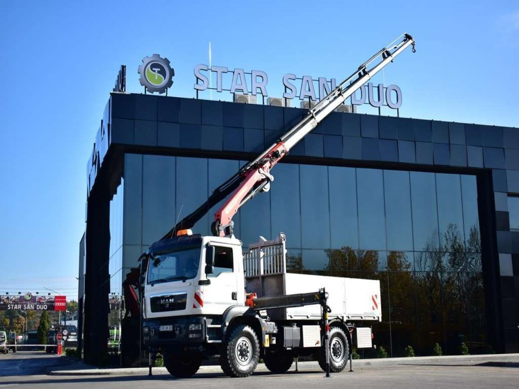 MAN TGM 18.340 4x4 PALFINGER PK 18002 CRANE WINCH MAN TGM 18.340 4x4 PALFINGER PK 18002 CRANE WINCH - Camion grue, Camion plateau: photos 1 MAN TGM 18.340 4x4 PALFINGER PK 18002 CRANE WINCH MAN TGM 18.340 4x4 PALFINGER PK 18002 CRANE WINCH - Camion grue, Camion plateau: photos 1