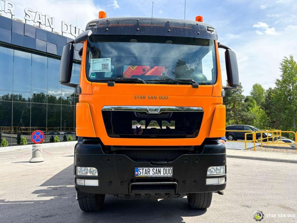 MAN TGS 18.480 4x4 PALFINGER PK 22002 Crane Kipper - Camion benne: photos 3 MAN TGS 18.480 4x4 PALFINGER PK 22002 Crane Kipper - Camion benne: photos 3