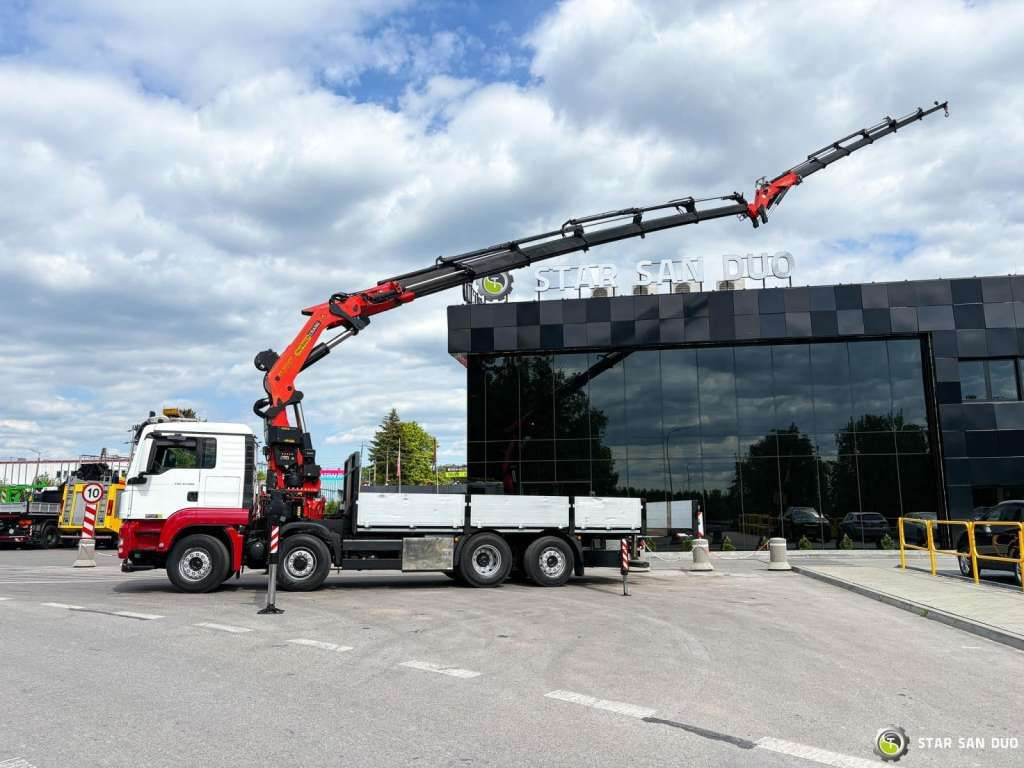 MAN TGS 35.480 8x4 PALFINGER PK 60002 Fly Jib Winch - Camion grue: photos 2 MAN TGS 35.480 8x4 PALFINGER PK 60002 Fly Jib Winch - Camion grue: photos 2
