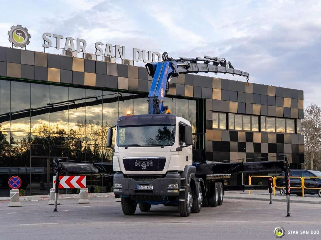 MAN TGS 41.480 8x8 PM 85SP HDS Crane - Camion grue: photos 1 MAN TGS 41.480 8x8 PM 85SP HDS Crane - Camion grue: photos 1