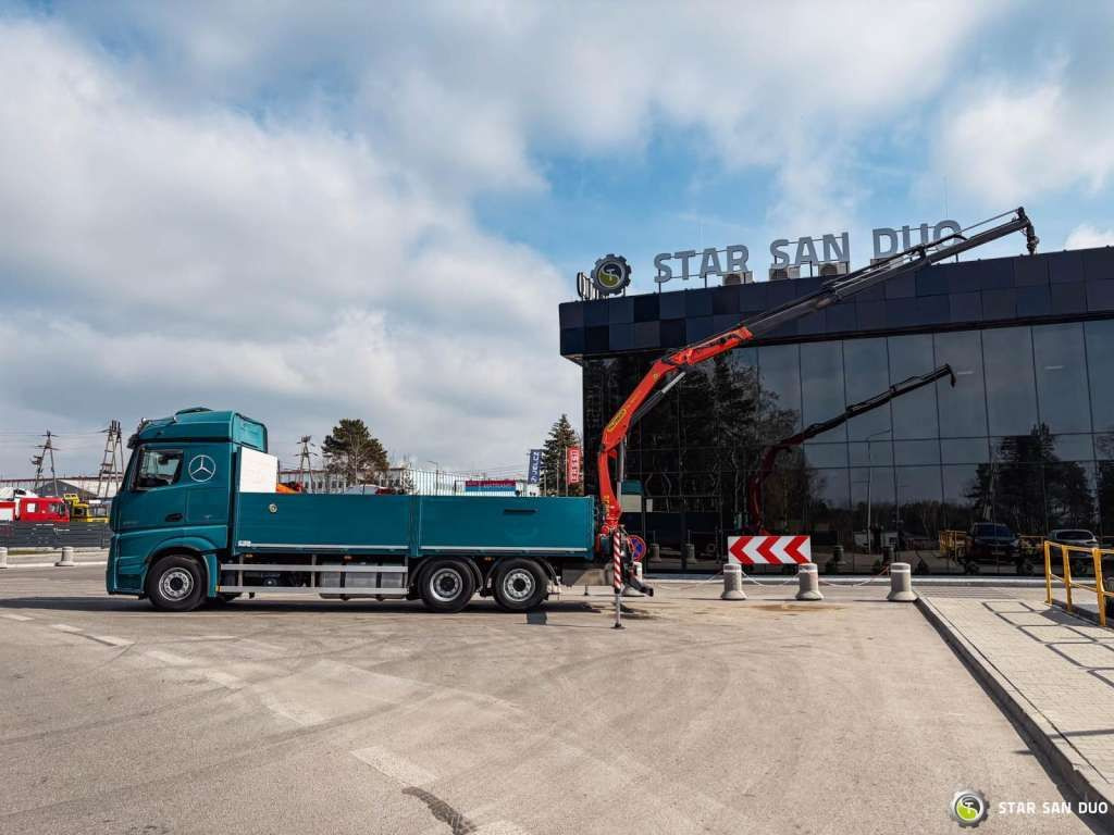 Mercedes-Benz ACTROS 2545 6x2 Palfinger PK 16001 HDS Crane Mercedes-Benz ACTROS 2545 6x2 Palfinger PK 16001 HDS Crane - Camion grue, Camion plateau: photos 2 Mercedes-Benz ACTROS 2545 6x2 Palfinger PK 16001 HDS Crane Mercedes-Benz ACTROS 2545 6x2 Palfinger PK 16001 HDS Crane - Camion grue, Camion plateau: photos 2