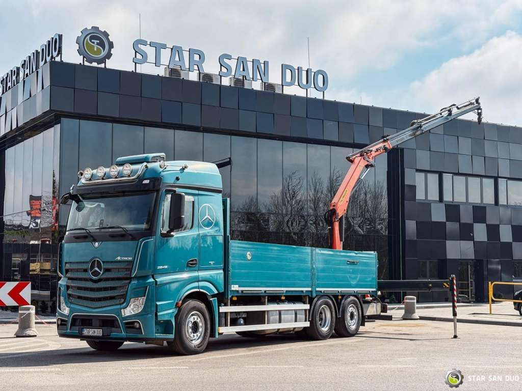 Mercedes-Benz ACTROS 2545 6x2 Palfinger PK 16001 HDS Crane Mercedes-Benz ACTROS 2545 6x2 Palfinger PK 16001 HDS Crane - Camion grue, Camion plateau: photos 1 Mercedes-Benz ACTROS 2545 6x2 Palfinger PK 16001 HDS Crane Mercedes-Benz ACTROS 2545 6x2 Palfinger PK 16001 HDS Crane - Camion grue, Camion plateau: photos 1