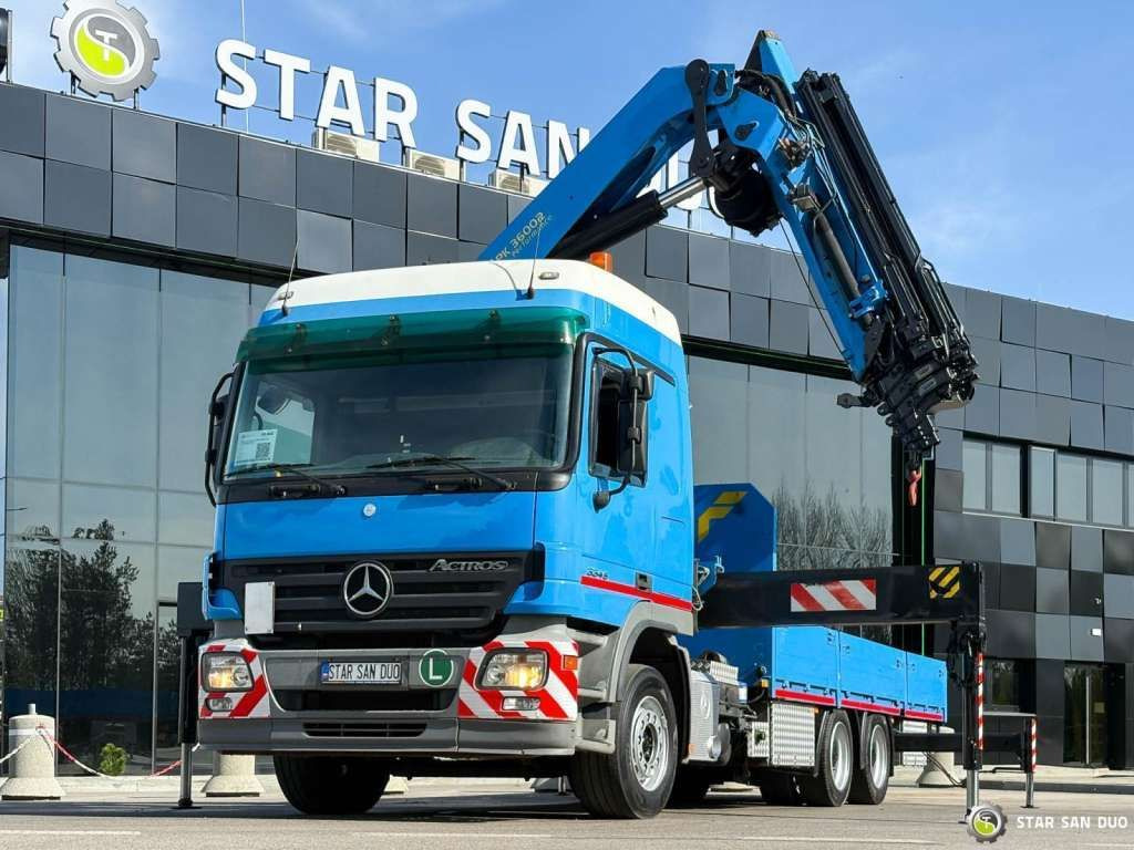 Camion grue Mercedes-Benz  ACTROS 2646L 6x4 PALFINGER 36002 Euro 5 Winch: photos 11