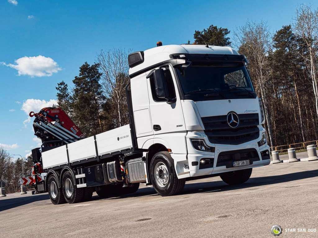 Mercedes-Benz ACTROS 3351 NEW 6x4 Fassi F485 Crane - Camion grue: photos 2 Mercedes-Benz ACTROS 3351 NEW 6x4 Fassi F485 Crane - Camion grue: photos 2