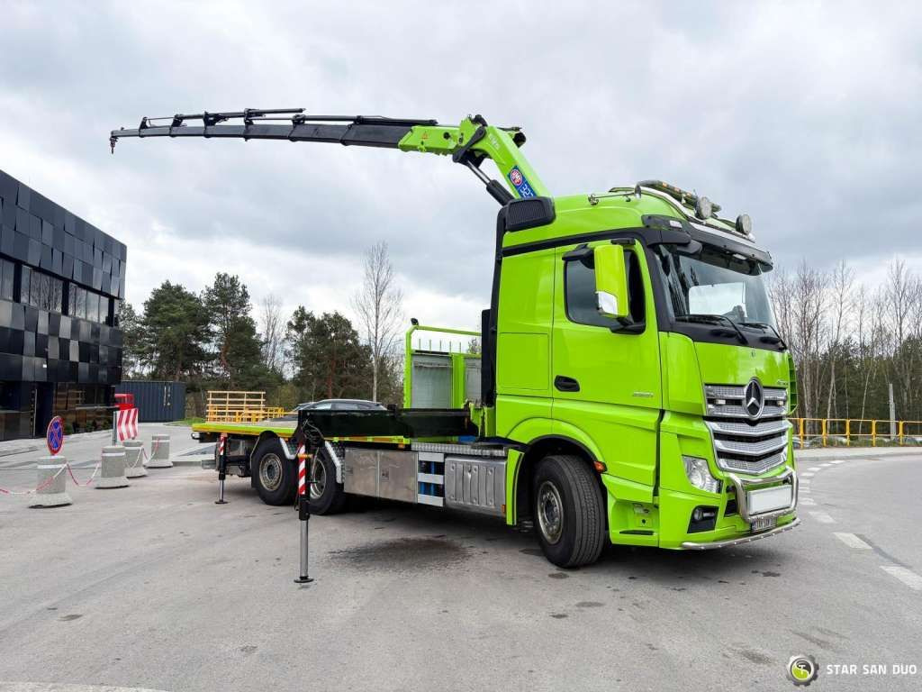 Mercedes-Benz Actros 6x2 HMF 3220 K7 Crane Mercedes-Benz Actros 6x2 HMF 3220 K7 Crane - Camion grue, Camion plateau: photos 2 Mercedes-Benz Actros 6x2 HMF 3220 K7 Crane Mercedes-Benz Actros 6x2 HMF 3220 K7 Crane - Camion grue, Camion plateau: photos 2