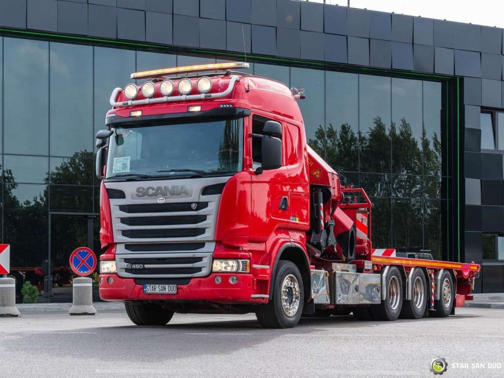 Camion grue Scania  R450 8x4 Palfinger PK 65002 SH HDS Crane: photos 7