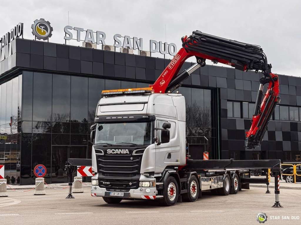 Scania R730 8x2 Fassi F990 Fly Jib 30m Crane Euro 6 - Camion grue: photos 2 Scania R730 8x2 Fassi F990 Fly Jib 30m Crane Euro 6 - Camion grue: photos 2