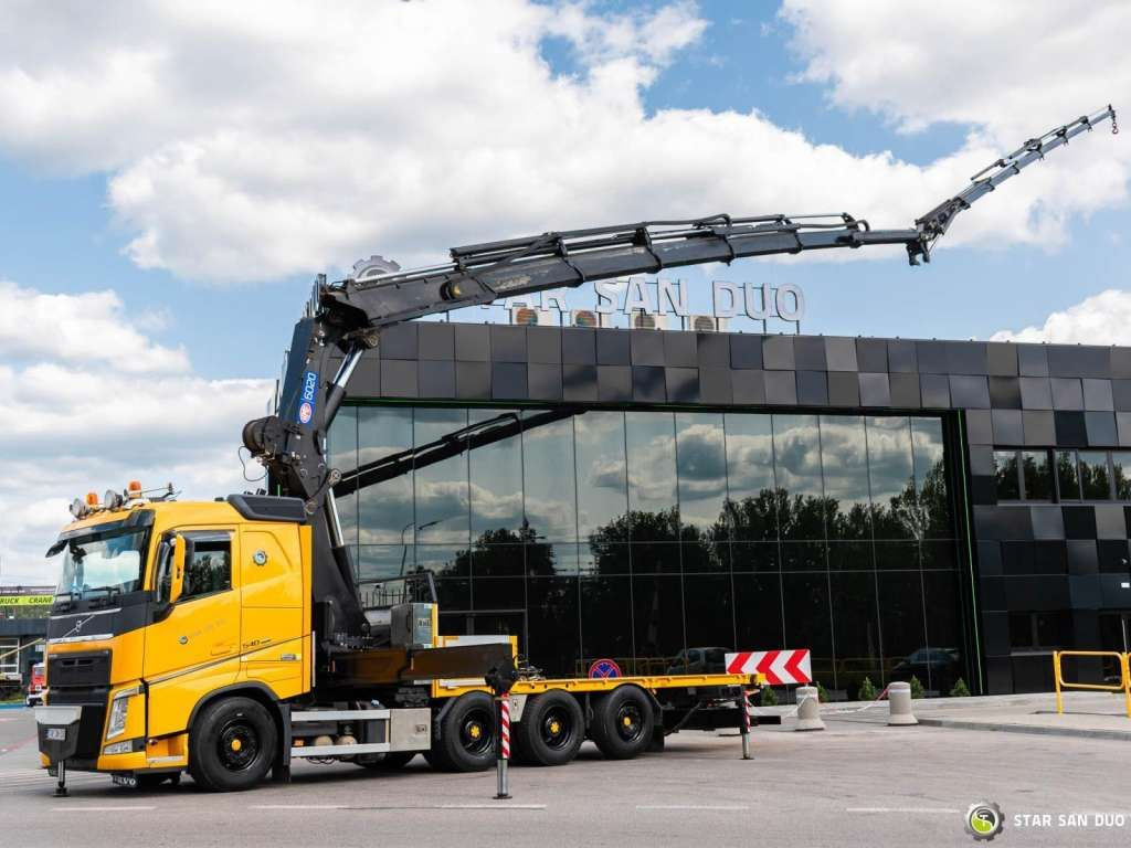 Volvo FH 540 8x4 HMF 6020 Fly Jib Winch - Camion grue: photos 5 Volvo FH 540 8x4 HMF 6020 Fly Jib Winch - Camion grue: photos 5