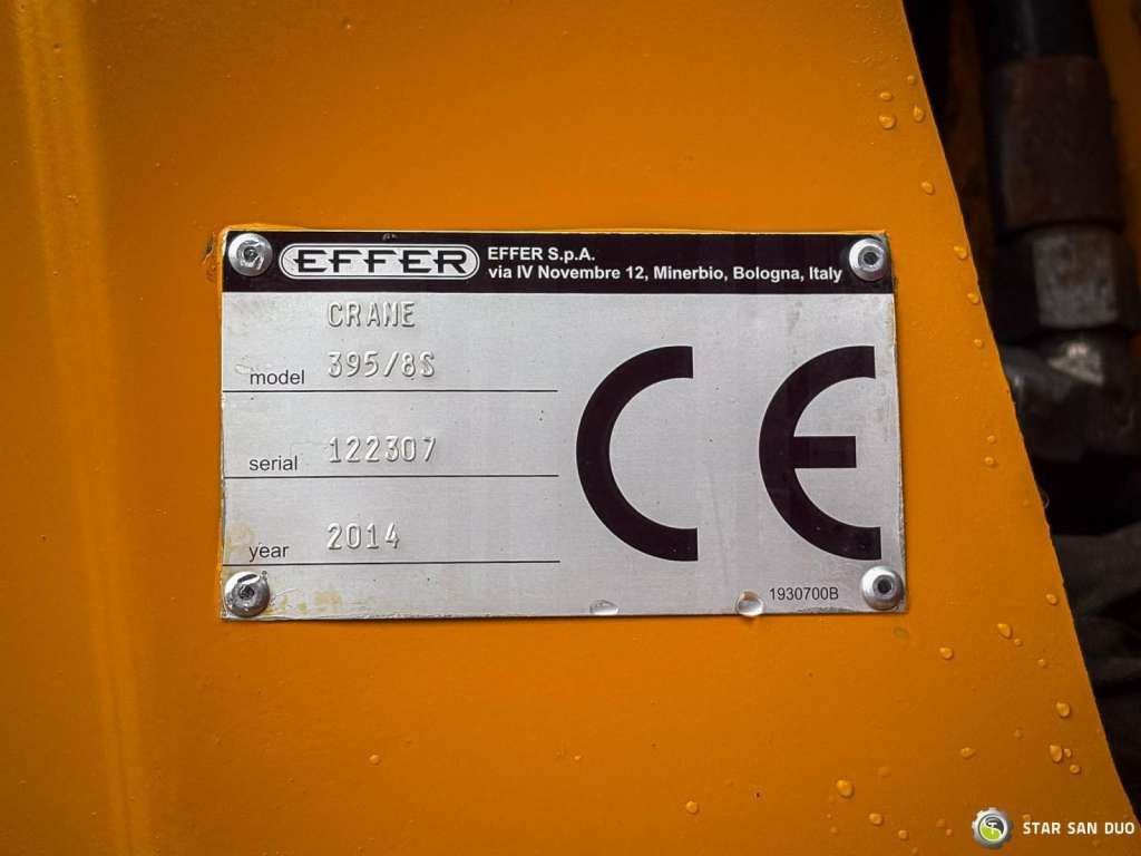 Camion grue Volvo  FM 450 6x2 EFFER 395/8S Euro 6  Crane Winch: photos 14