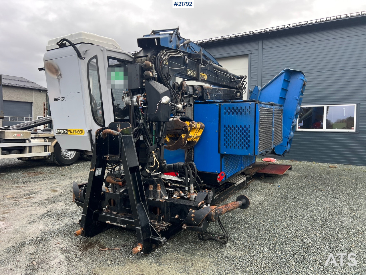 Bruks 806st Bio tre kverner m/ Epsilon palfinger m120l97 tømmerkrane - Broyeur de végétaux: photos 2 Bruks 806st Bio tre kverner m/ Epsilon palfinger m120l97 tømmerkrane - Broyeur de végétaux: photos 2