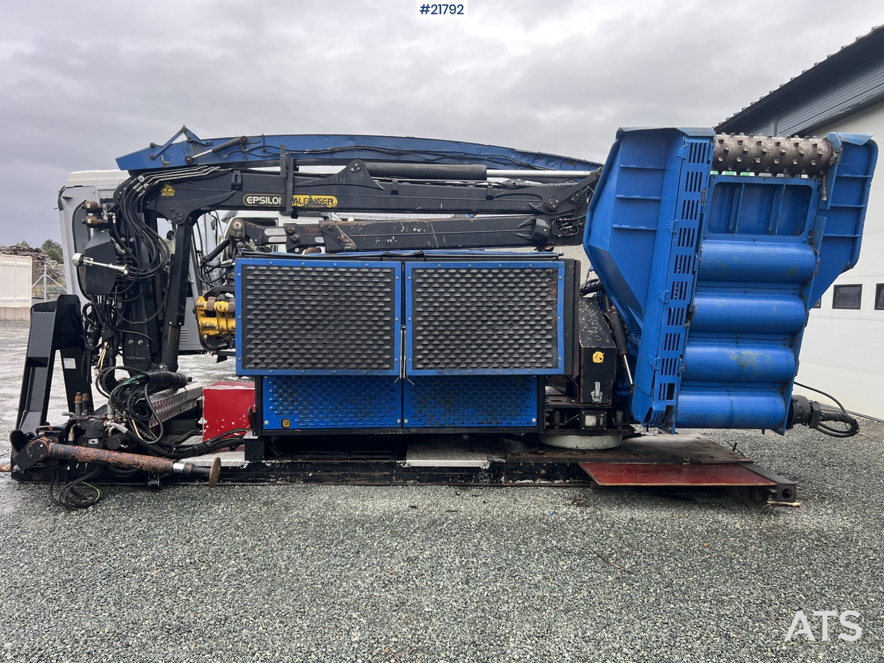 Bruks 806st Bio tre kverner m/ Epsilon palfinger m120l97 tømmerkrane - Broyeur de végétaux: photos 3 Bruks 806st Bio tre kverner m/ Epsilon palfinger m120l97 tømmerkrane - Broyeur de végétaux: photos 3