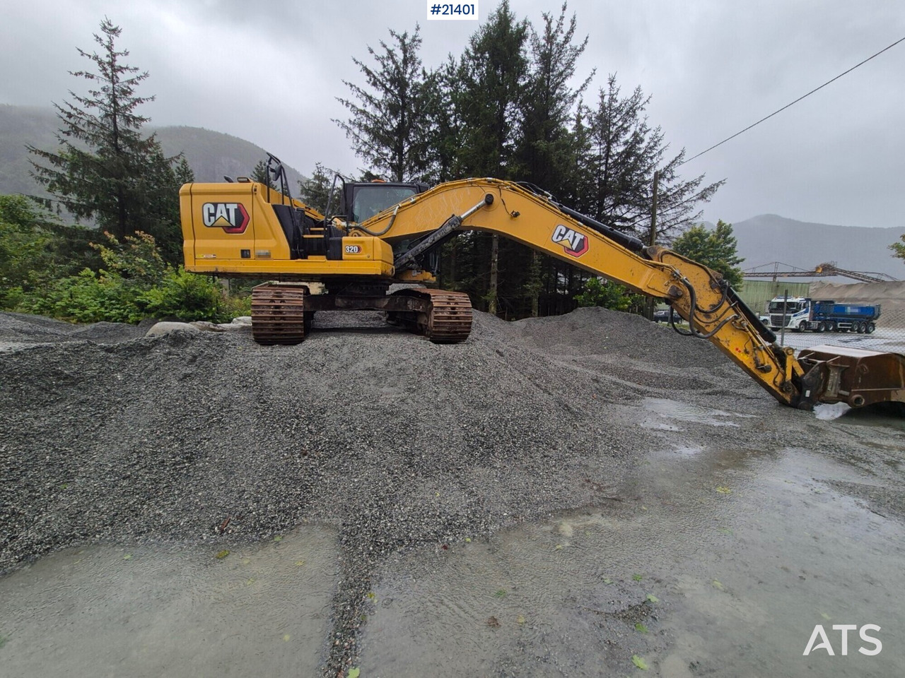 CAT 320 gravemaskin m/ graveskuffe - Pelle sur chenille: photos 1 CAT 320 gravemaskin m/ graveskuffe - Pelle sur chenille: photos 1