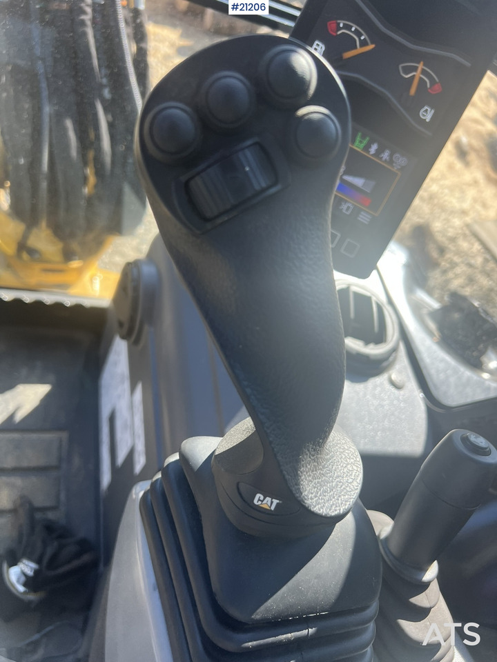 Mini pelle Caterpillar 302.7 CR gravemaskin m/ rototilt, pusseskuff,graveskuffe,klype og grøfteskuffe: photos 22