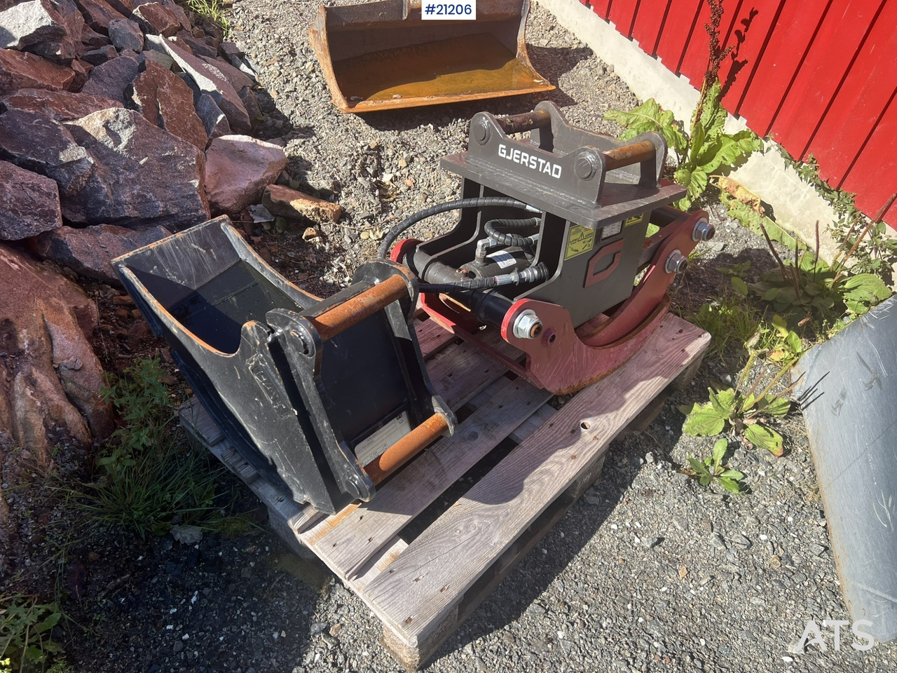 Mini pelle Caterpillar 302.7 CR gravemaskin m/ rototilt, pusseskuff,graveskuffe,klype og grøfteskuffe: photos 28