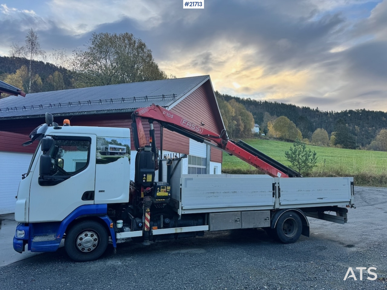 DAF 2012 DAF Fa 45.220 Kranbil. - Camion grue: photos 4 DAF 2012 DAF Fa 45.220 Kranbil. - Camion grue: photos 4