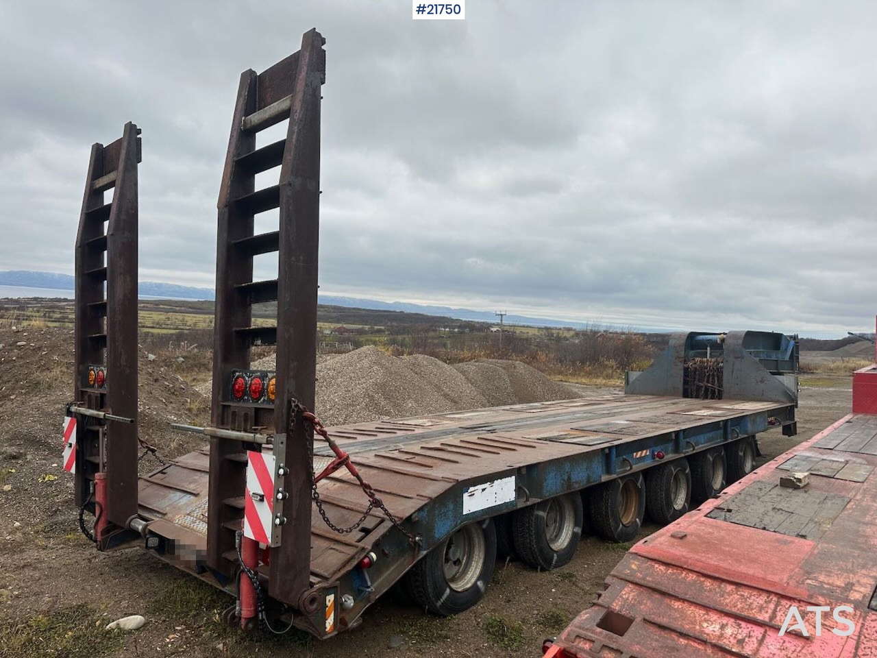 Damm 6-SD-355 6 akslet maskintralle - Semi-remorque surbaissé: photos 5 Damm 6-SD-355 6 akslet maskintralle - Semi-remorque surbaissé: photos 5