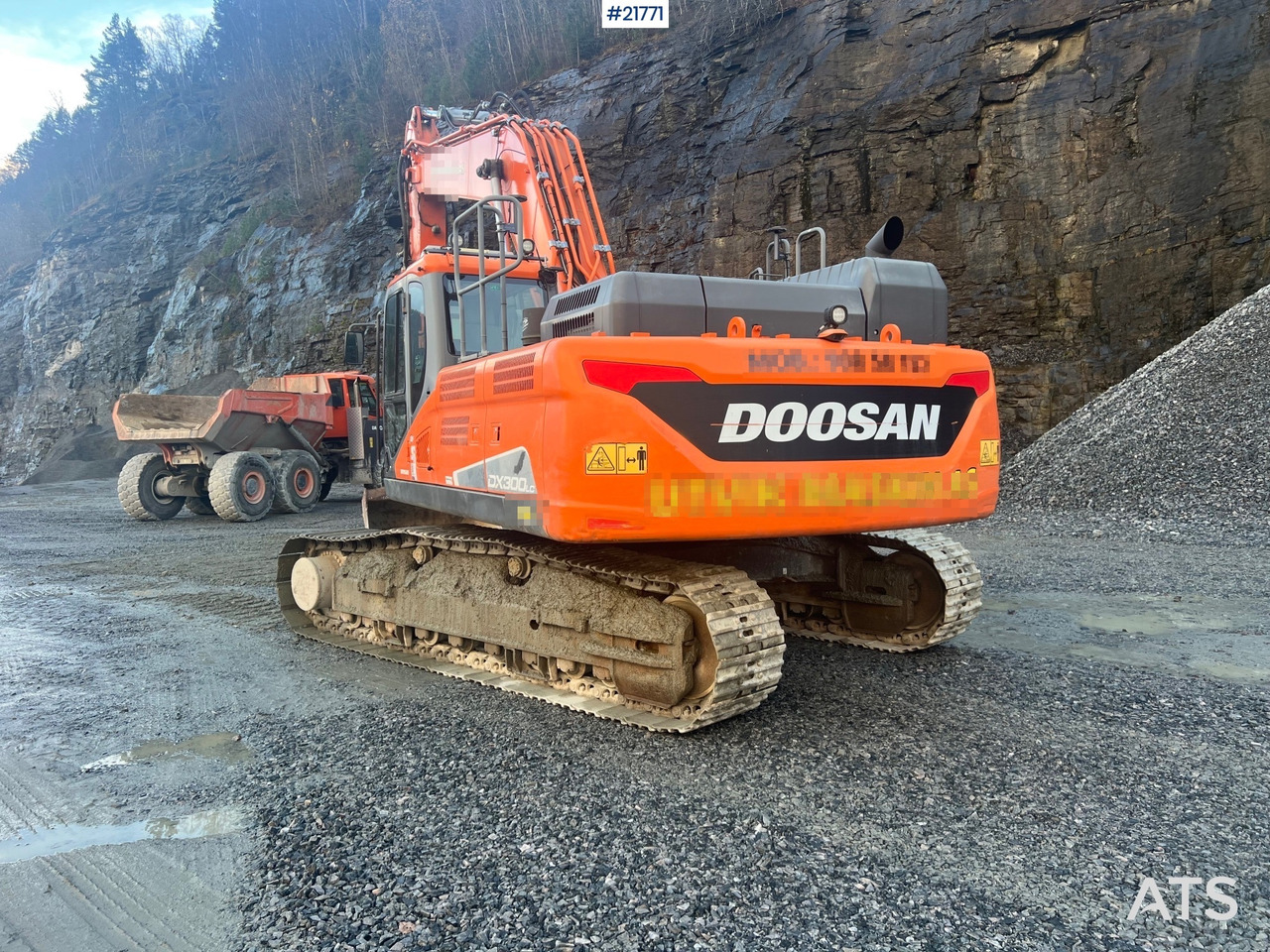 Pelle Doosan Dx300lc-5 Gravemaskin m/ rototilt og pusseskuffe: photos 11