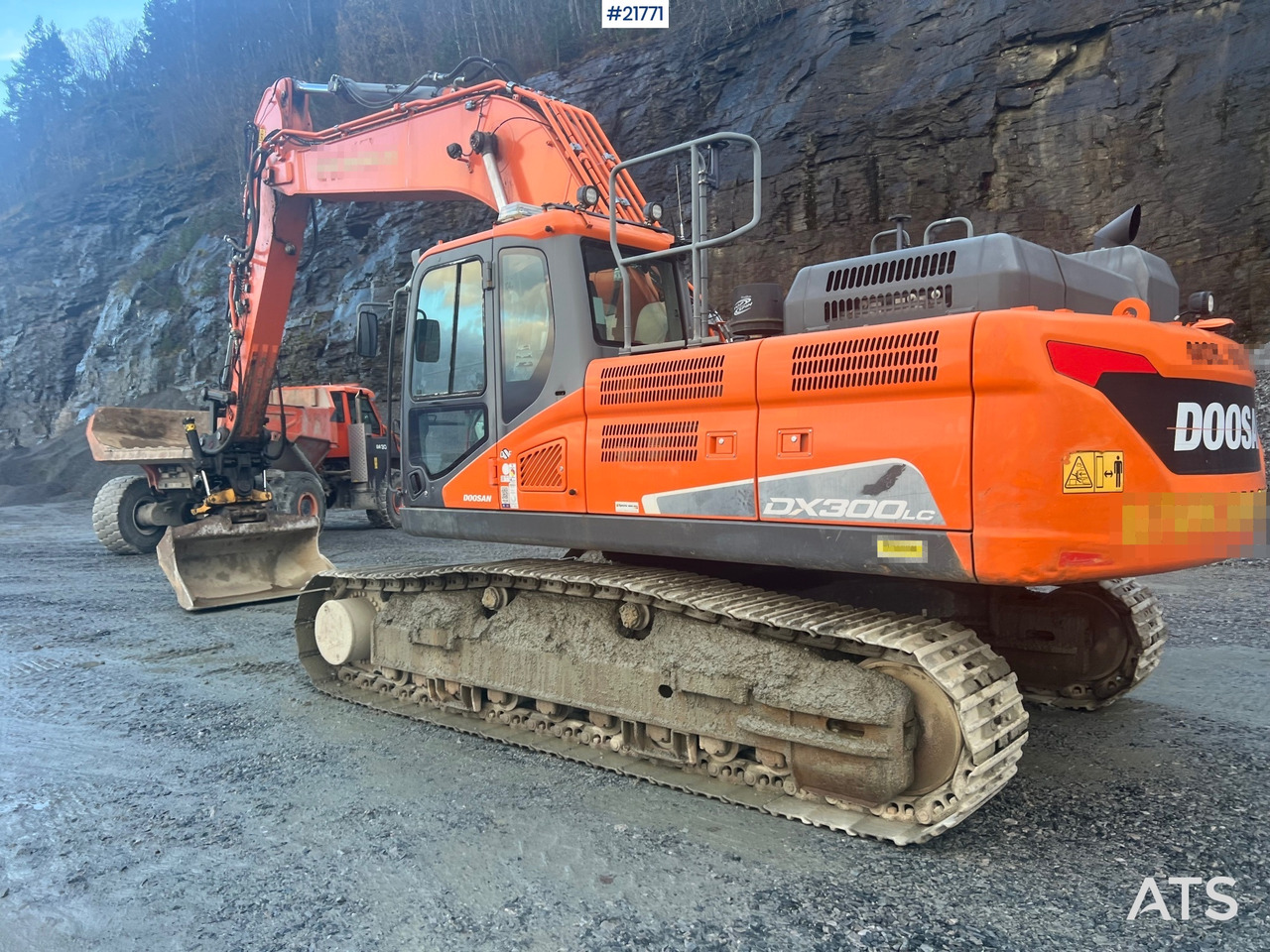 Pelle Doosan Dx300lc-5 Gravemaskin m/ rototilt og pusseskuffe: photos 15