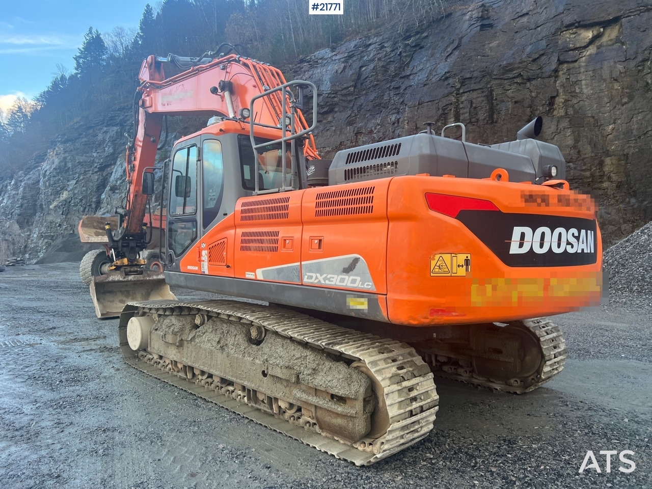 Pelle Doosan Dx300lc-5 Gravemaskin m/ rototilt og pusseskuffe: photos 12