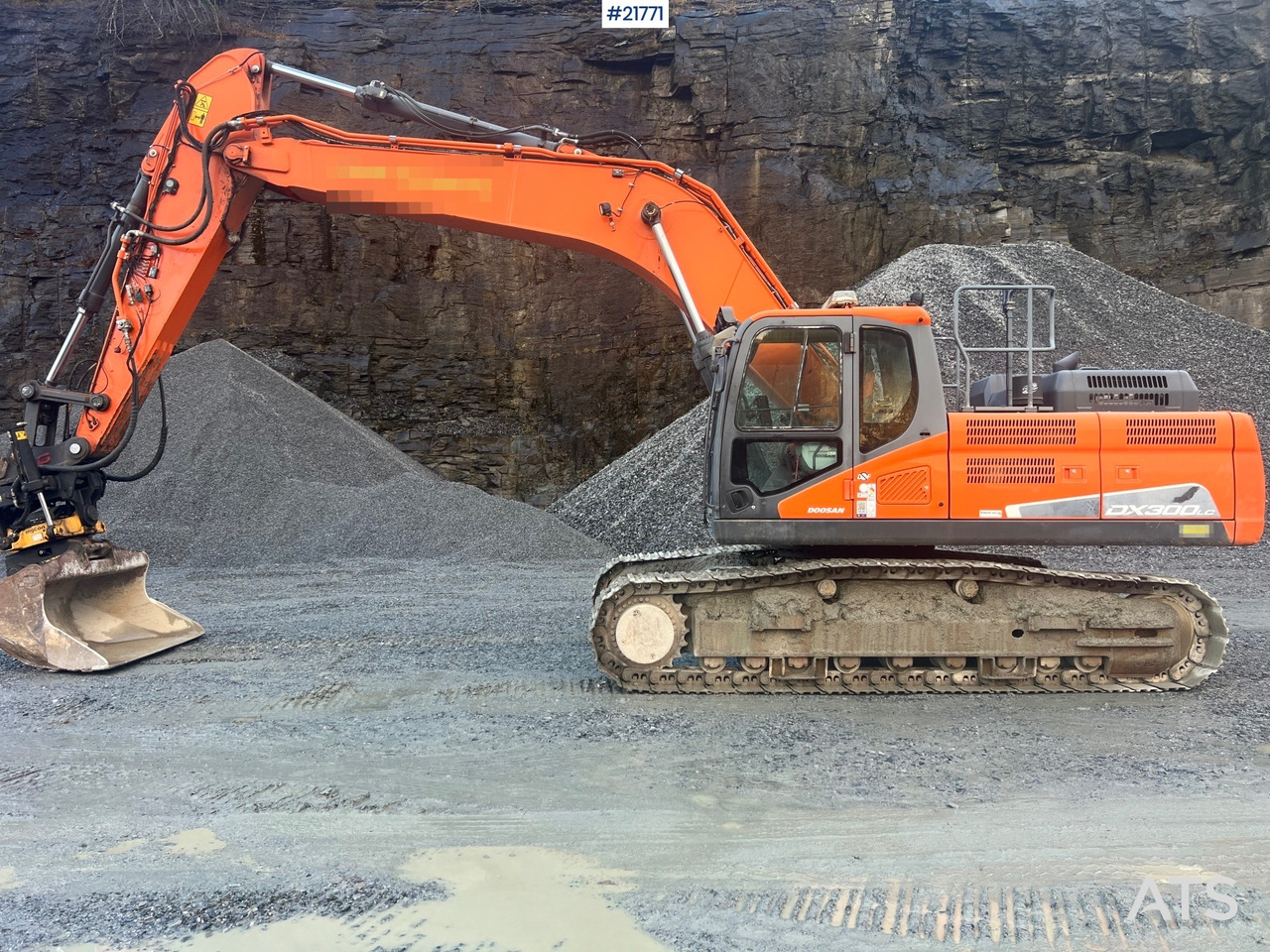 Pelle Doosan Dx300lc-5 Gravemaskin m/ rototilt og pusseskuffe: photos 16