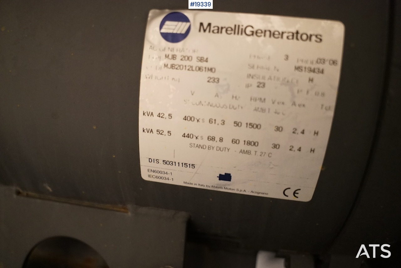 Marelli Generators nødstrømaggregat - Engins de chantier: photos 4 Marelli Generators nødstrømaggregat - Engins de chantier: photos 4