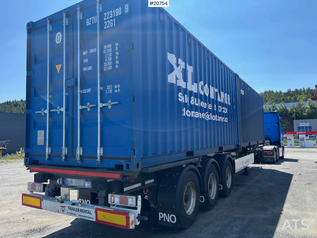 Krone containerhenger - Semi-remorque porte-conteneur/ Caisse mobile: photos 3 Krone containerhenger - Semi-remorque porte-conteneur/ Caisse mobile: photos 3