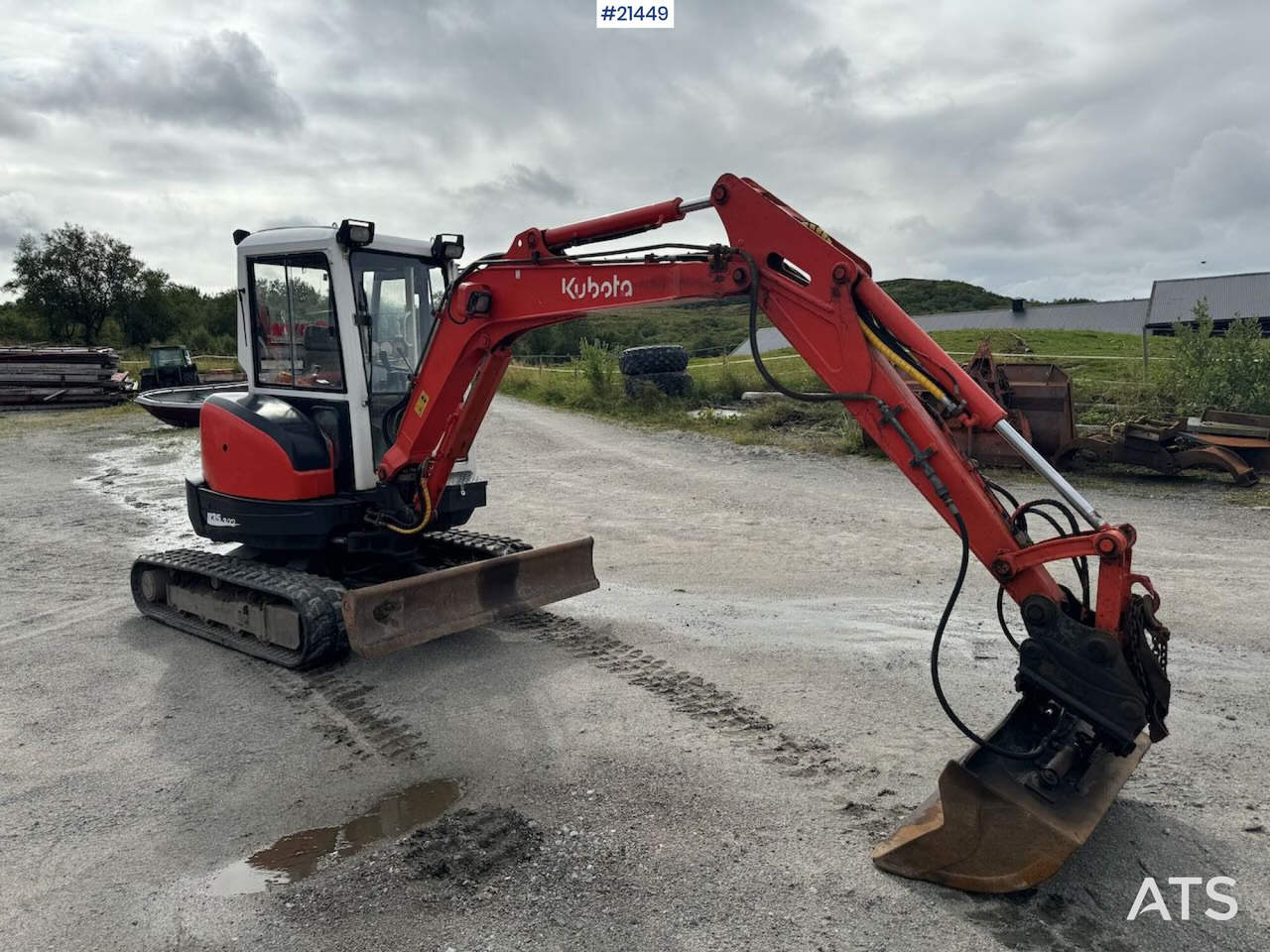 Mini pelle Kubota U35-3: photos 7