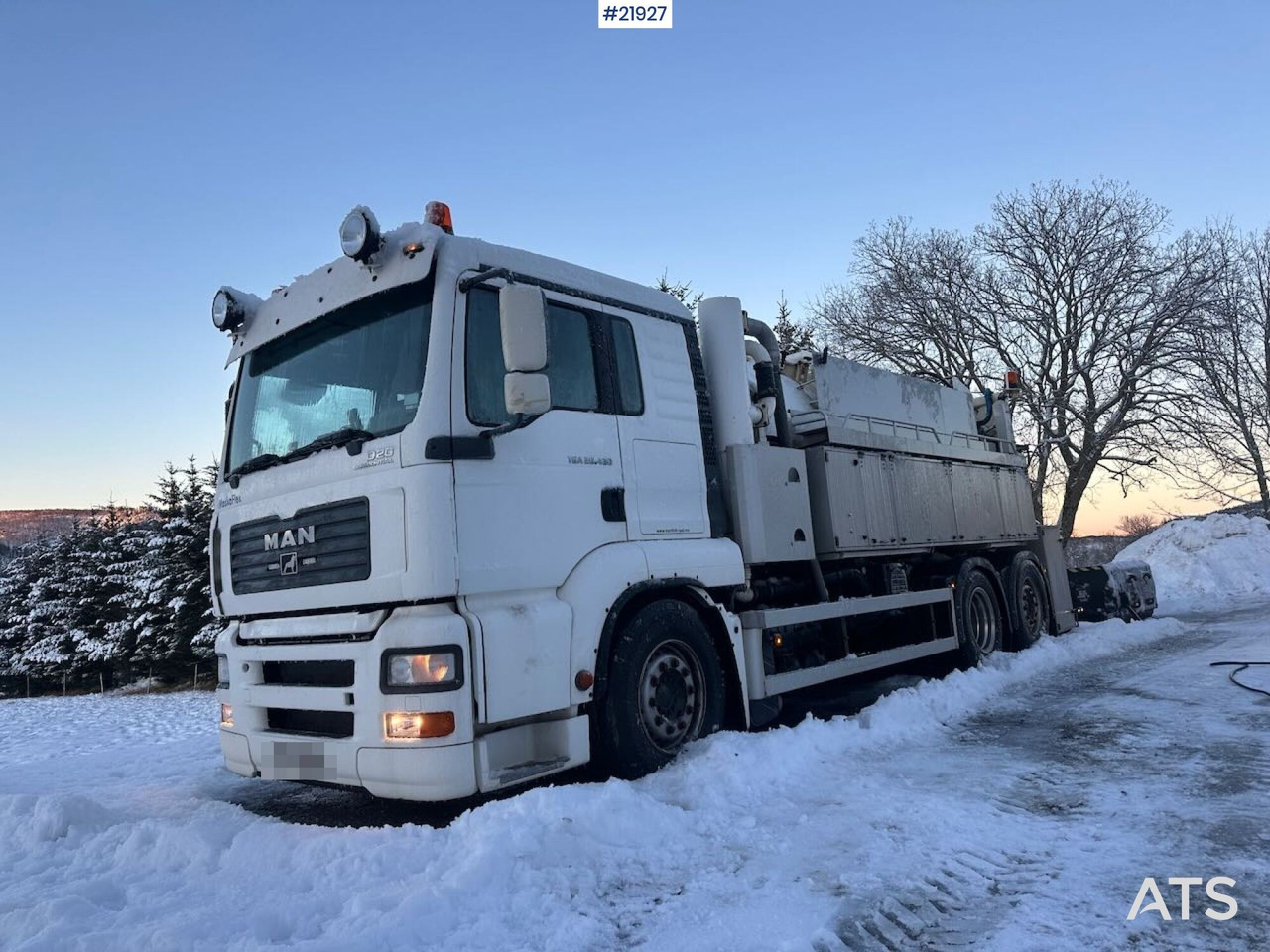 MAN TGA 26.430 6x2 sug-/spylebil m/ Maskoflex påbygg. SE VIDEO. - Camion vidangeur: photos 1 MAN TGA 26.430 6x2 sug-/spylebil m/ Maskoflex påbygg. SE VIDEO. - Camion vidangeur: photos 1