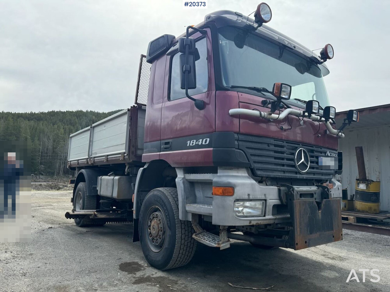 Mercedes Actros 1840 - Camion benne: photos 1 Mercedes Actros 1840 - Camion benne: photos 1