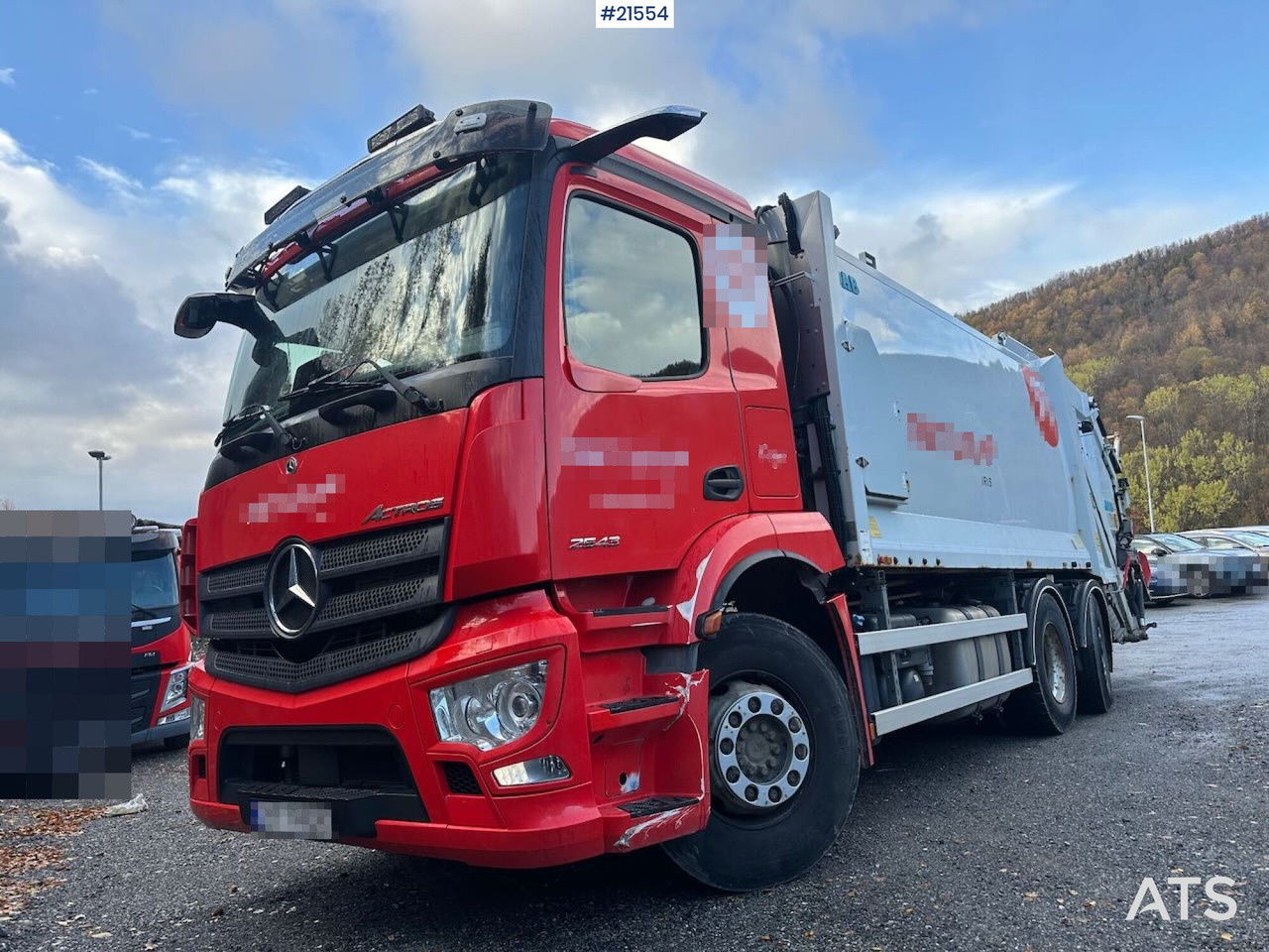 Mercedes Actros 2543 6x2 2 – kammers komprimatorbil m/ 2020 JOAB Anaconda twin påbygg - Benne à ordures ménagères: photos 3 Mercedes Actros 2543 6x2 2 – kammers komprimatorbil m/ 2020 JOAB Anaconda twin påbygg - Benne à ordures ménagères: photos 3