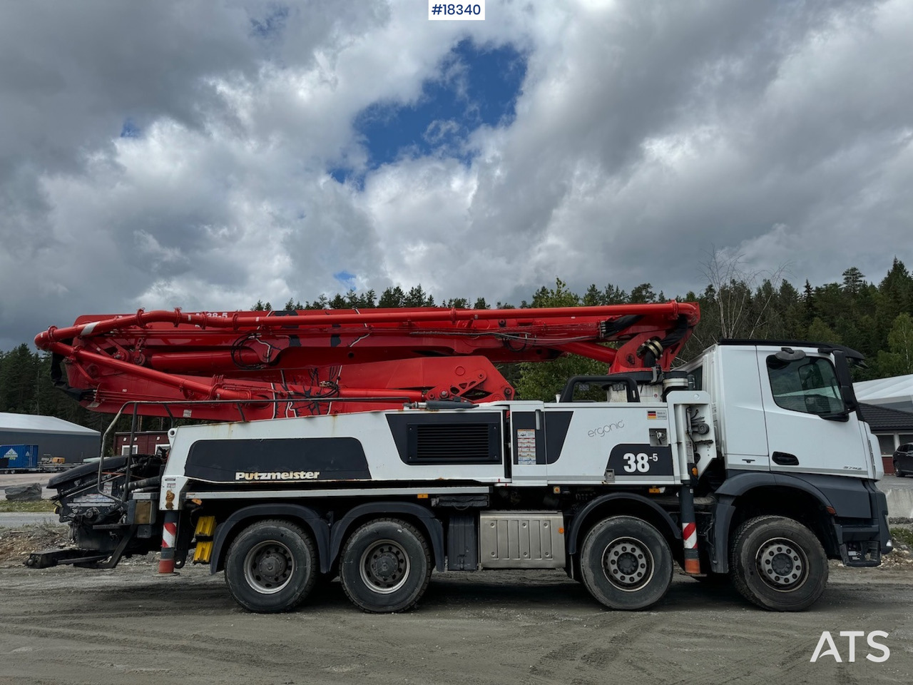 Mercedes Arocs - Camion pompe: photos 2 Mercedes Arocs - Camion pompe: photos 2