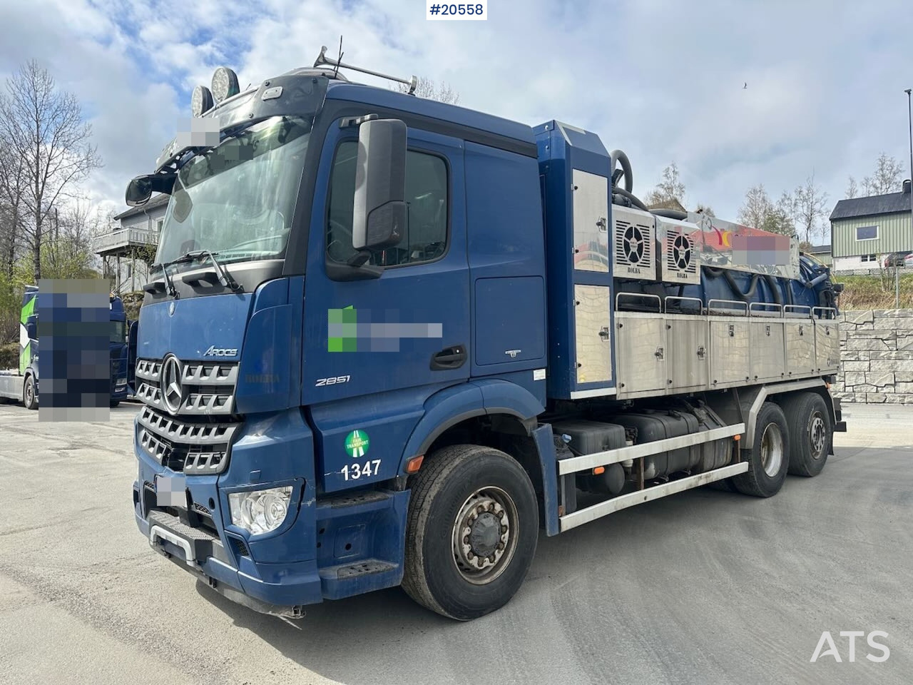 Mercedes Arocs - Camion vidangeur: photos 1 Mercedes Arocs - Camion vidangeur: photos 1