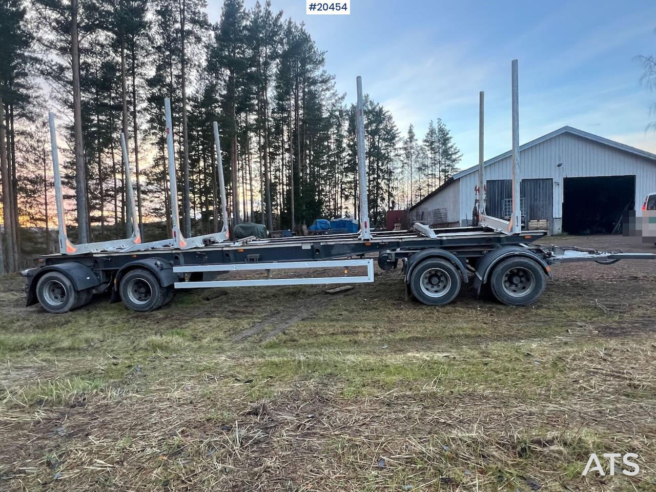 Mjølby Mjøby Tømmerhenger - Remorque grumier: photos 2 Mjølby Mjøby Tømmerhenger - Remorque grumier: photos 2