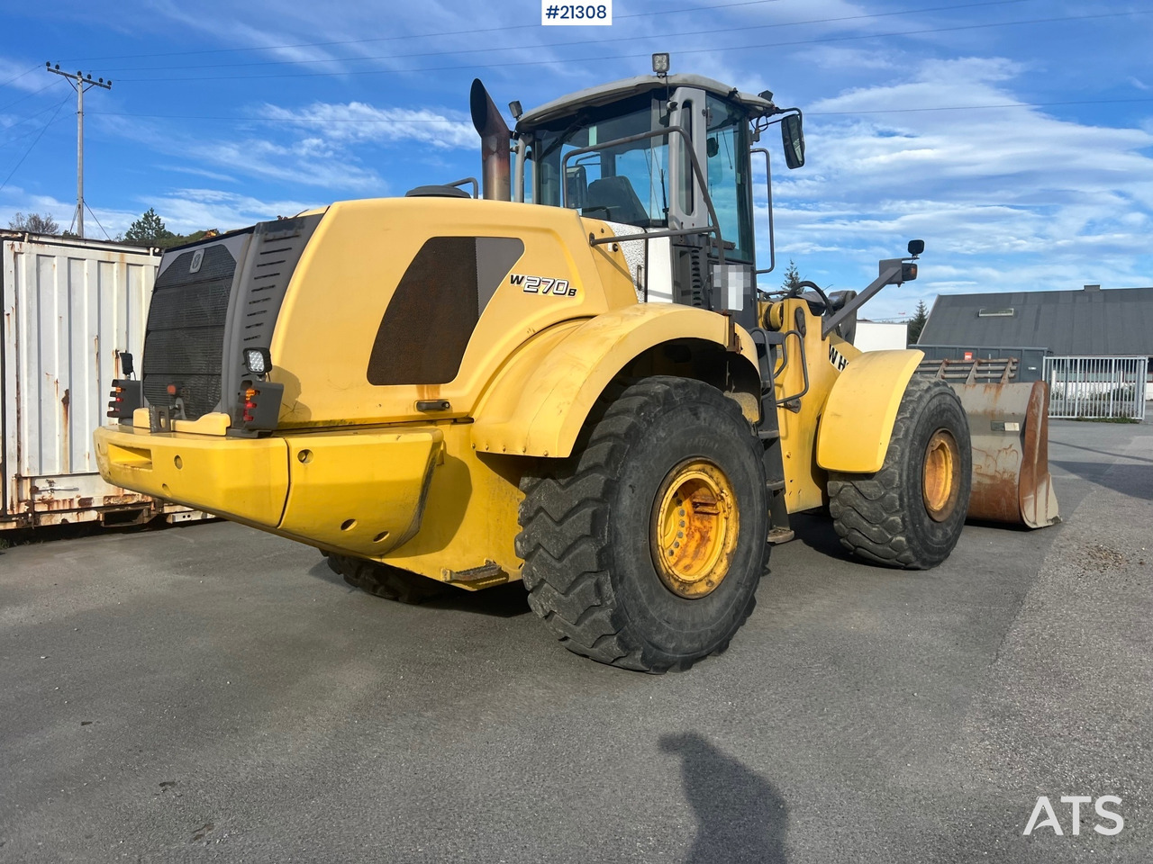 Chargeuse sur pneus New Holland w270B: photos 6