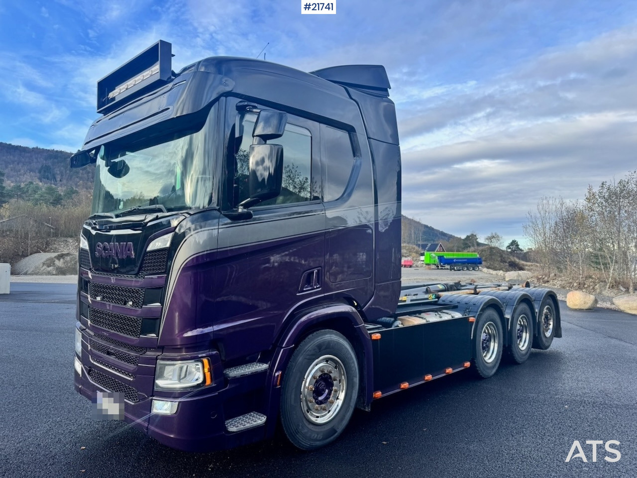 Scania 2018 Scania R580 Tridem Krokbil m/ Kranhydraulikk. Nylakkert! - Camion ampliroll: photos 2 Scania 2018 Scania R580 Tridem Krokbil m/ Kranhydraulikk. Nylakkert! - Camion ampliroll: photos 2