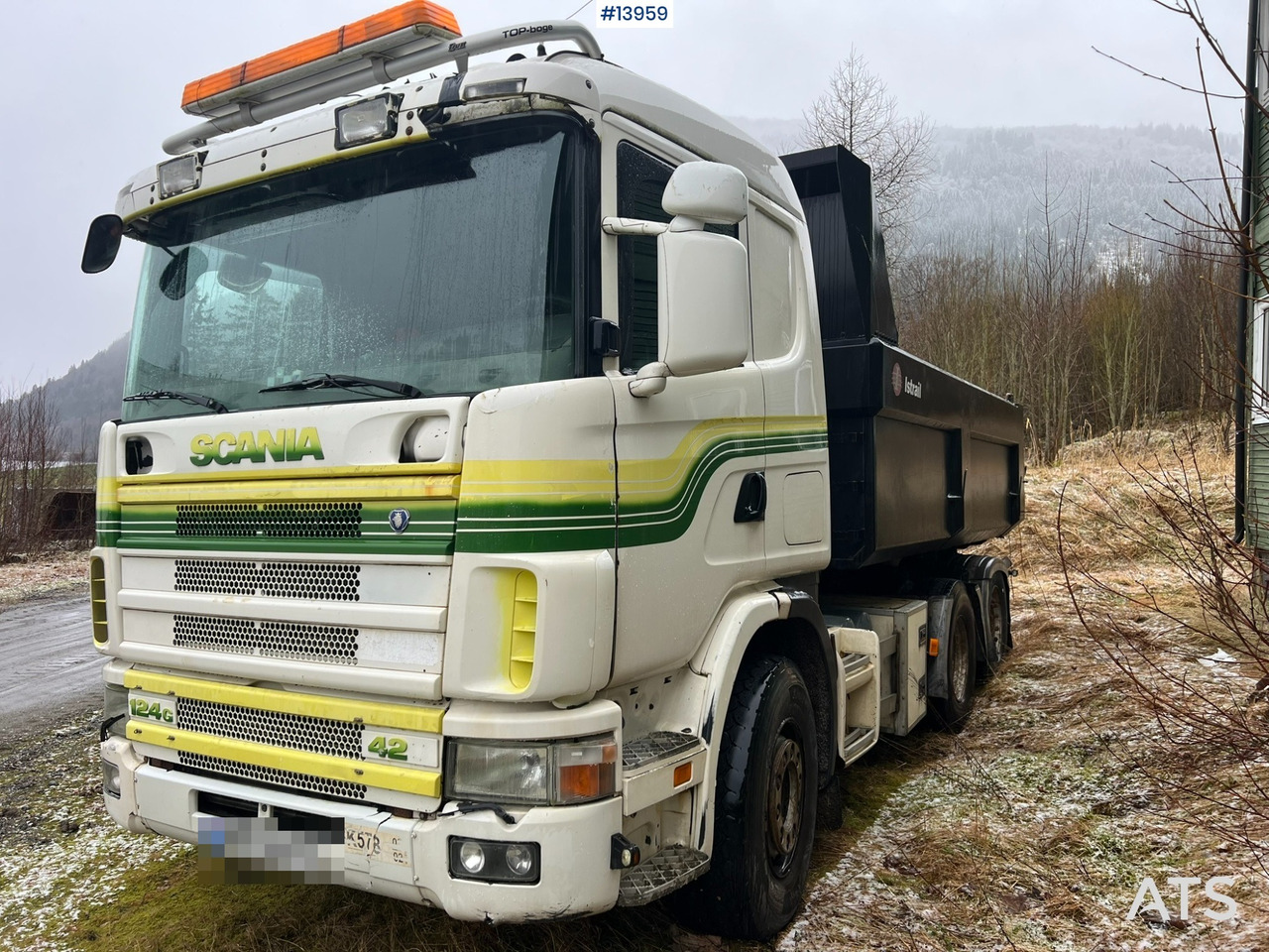 Scania R124 - Camion benne: photos 1 Scania R124 - Camion benne: photos 1