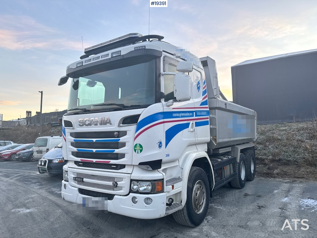Scania R580 - Camion benne: photos 1 Scania R580 - Camion benne: photos 1