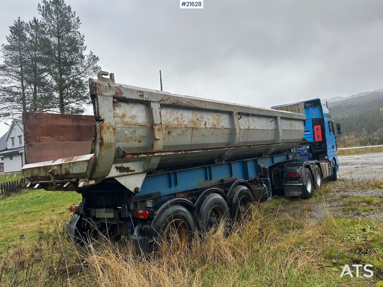 MAN TGA 28.530 6x2 trekkvogn m/ 1987 L.A.G Bree 3 akslet tippsemi SE VIDEO - Tracteur routier: photos 3 MAN TGA 28.530 6x2 trekkvogn m/ 1987 L.A.G Bree 3 akslet tippsemi SE VIDEO - Tracteur routier: photos 3