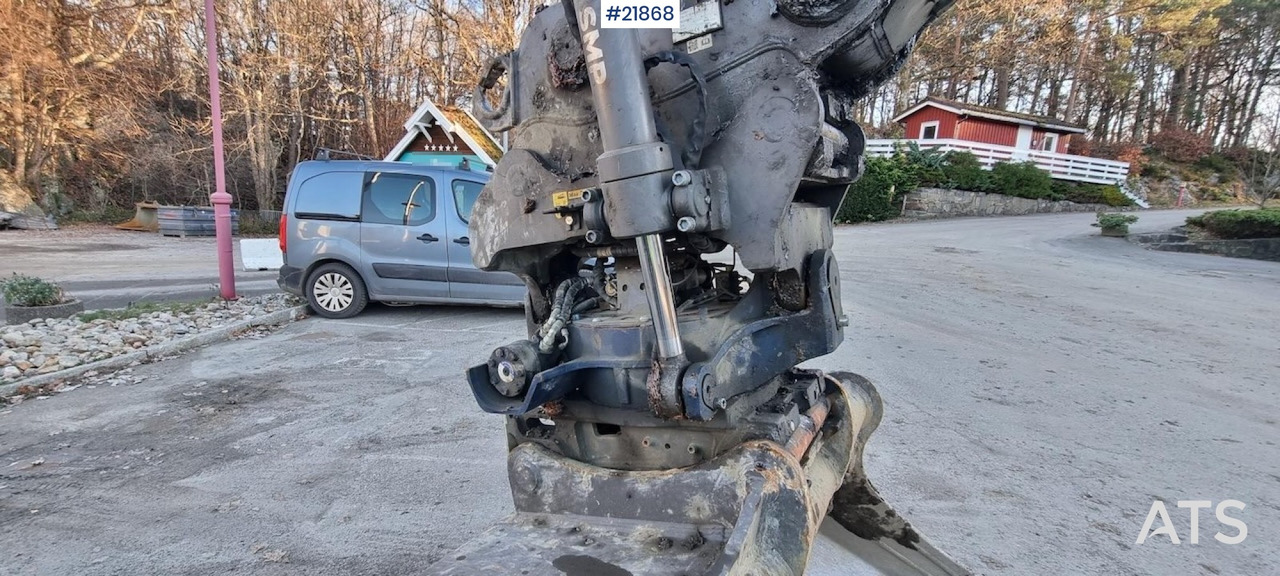 Pelle Volvo ECR235 EL gravemaskin m/ graveskuffe, pusseskuffe, rototilt og gps: photos 15