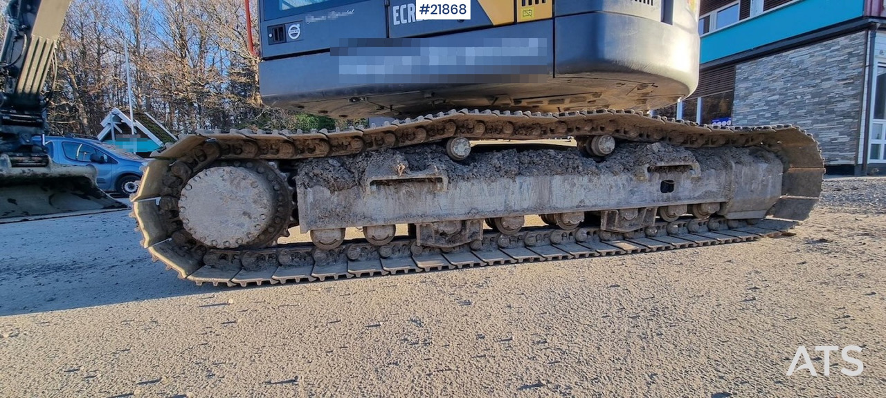 Pelle Volvo ECR235 EL gravemaskin m/ graveskuffe, pusseskuffe, rototilt og gps: photos 17