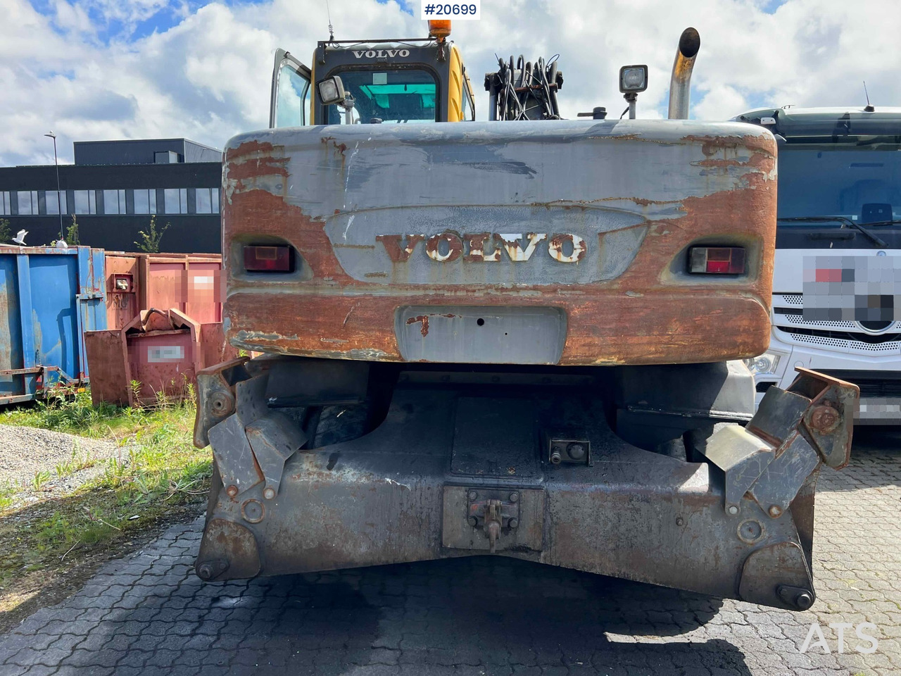 Volvo EW160B hjulmaskin m/ støtte bein og skjær - Chargeuse sur pneus: photos 5 Volvo EW160B hjulmaskin m/ støtte bein og skjær - Chargeuse sur pneus: photos 5