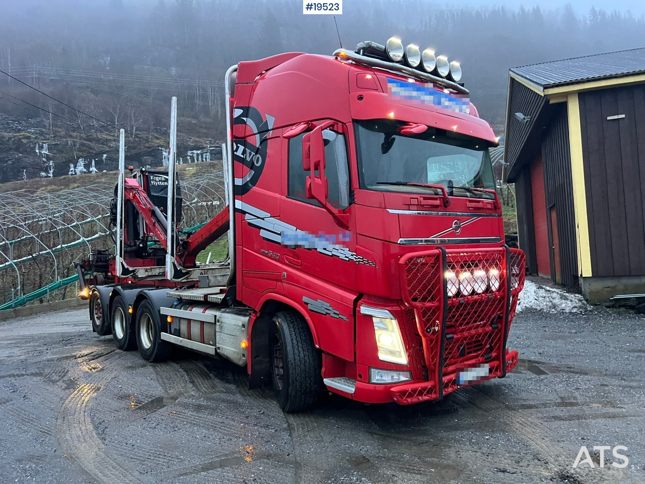 Volvo Fh540 8x4 Tømmerbil m/ 2016 M110L80 Palfinger krane og tømmerklype - Camion grumier: photos 5 Volvo Fh540 8x4 Tømmerbil m/ 2016 M110L80 Palfinger krane og tømmerklype - Camion grumier: photos 5